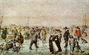 Hendrick Avercamp A Scene on the Ice oil painting artist